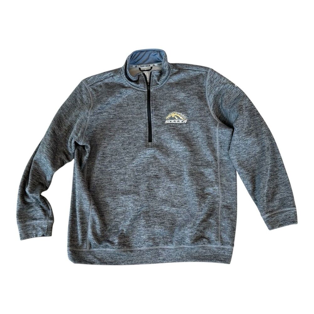 Mustang Soccer Adidas Men's Pullover Sweater Size XL Long Sleeve
